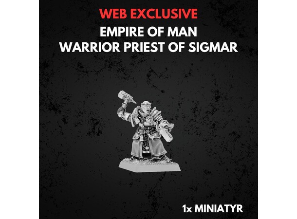 Empire of Man Warrior Priest of Sigmar Warhammer The Old World 