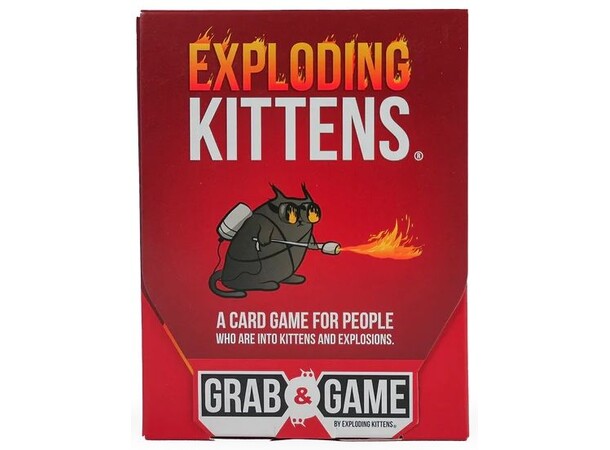 Exploding Kittens - Reiseutgave Grab & Game Edition - Norsk utgave 