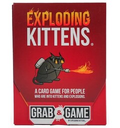 Exploding Kittens - Reiseutgave Grab &amp; Game Edition - Norsk utgave