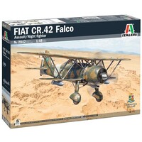 FIAT CR.42 Falco Assault/Night Fighter Italeri 1:48 Byggesett