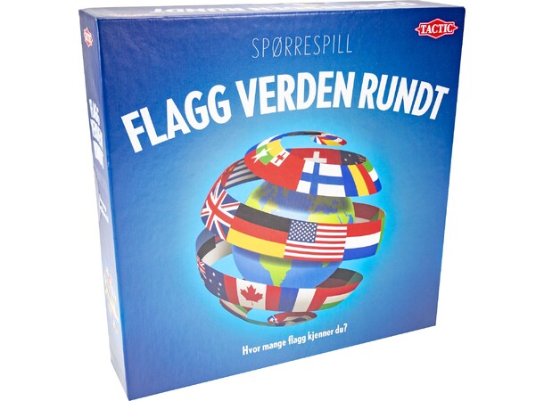 Flagg Verden Rundt Spørrespill Norsk utgave 