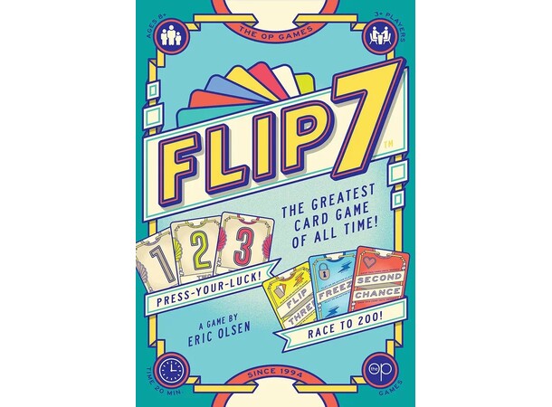 Flip 7 Kortspill Norsk utgave 