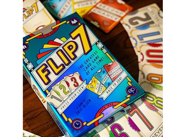 Flip 7 Kortspill Norsk utgave 
