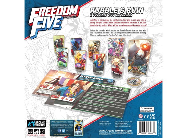 Freedom Five Rubble & Ruin Expansion Utvidelse til Freedom Five 