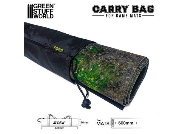 Game Mat Carrying Bags 60cm Green Stuff World 