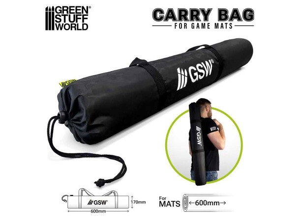 Game Mat Carrying Bags 60cm Green Stuff World 