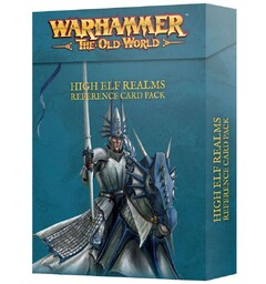 High Elf Realms Reference Card Pack Warhammer The Old World