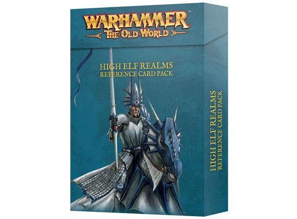 High Elf Realms Reference Card Pack Warhammer The Old World 