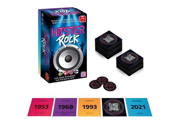 Hitster Rock Partyspill Norsk utgave 