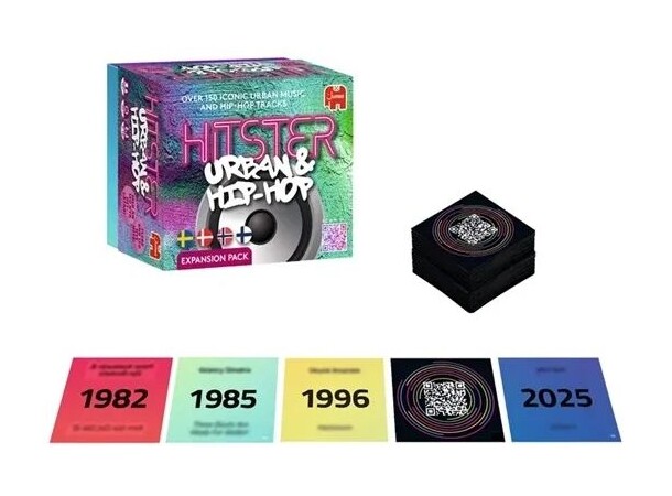 Hitster Urban & Hip-Hop Expansion Svensk utgåva - Expansion till Hitster 