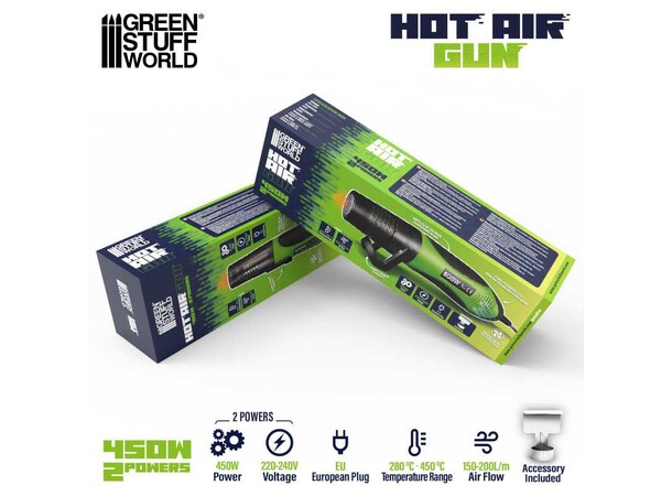 Hot Air Gun 450W Green Stuff World 