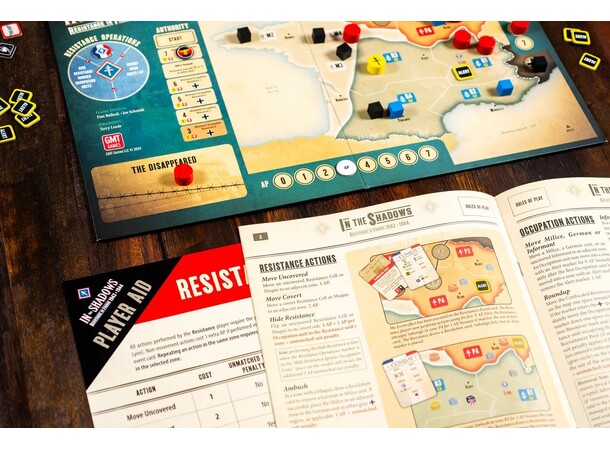 In the Shadows Brettspill Resistance in France 1943-1944 