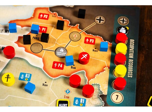 In the Shadows Brettspill Resistance in France 1943-1944 