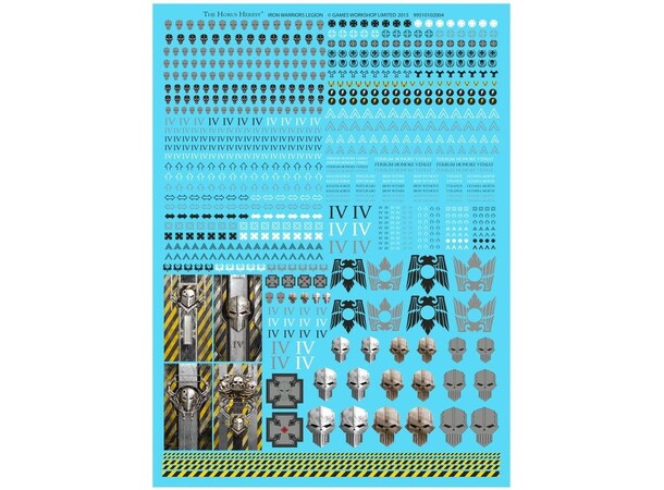 Iron Warriors Legion Transfer Sheet The Horus Heresy 