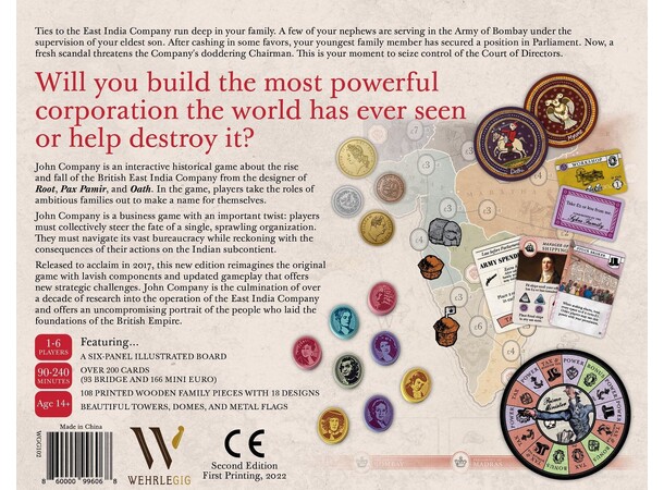 John Company 2nd Edition Brettspill 