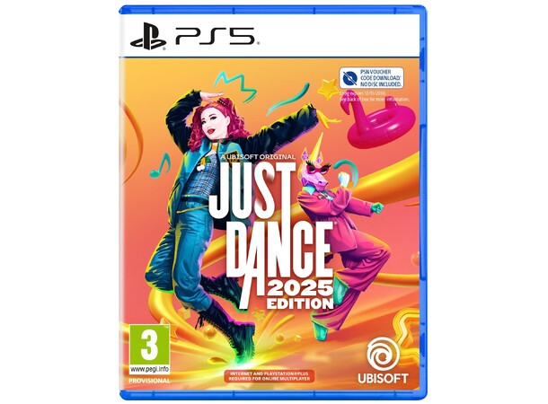 Just Dance 2025 Edition PS5 (Nedlastbar kode i fysisk boks) 