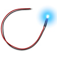 LED Light Blue Flickering 3mm (10 stk) Green Stuff World