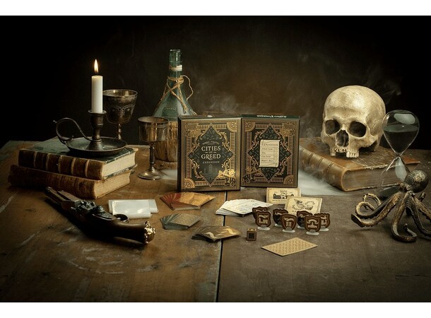 Lying Pirates Cities of Greed Expansion Utvidelse til Lying Pirates 