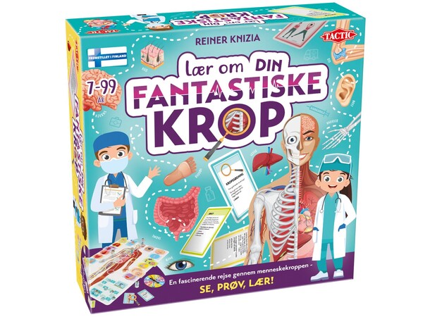 Lær om din fantastiske krop - DANSK 