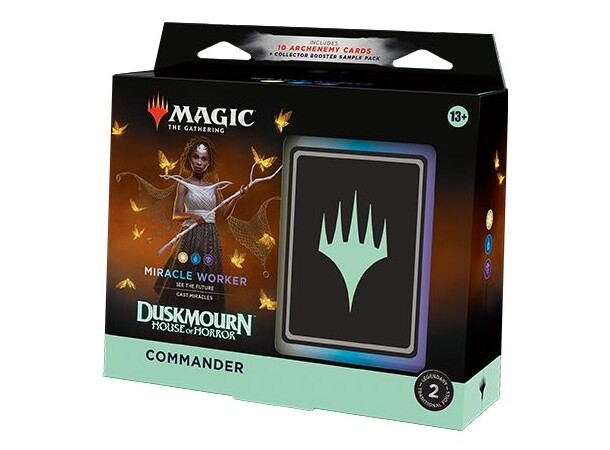 Magic Duskmourn Commander Miracle Worker Commander Deck