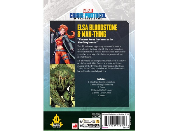 Marvel Crisis Protocol Elsa Bloodstone Man-Thing 