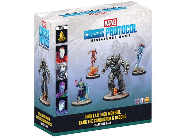Marvel Crisis Protocol Iron Lad Iron Monger/Kang Conqueror/Rescue 