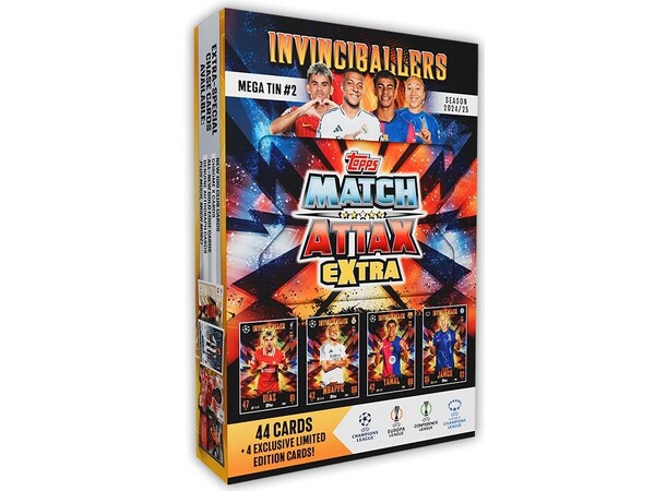 Match Attax EXTRA 24/25 Mega Tin #2 Invinciballers 
