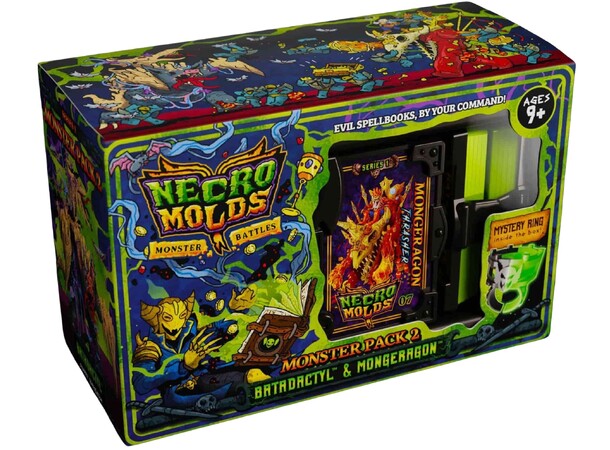 Necromolds Monster Battles MonsterPack 2 Batradctyl and Mongeragon 