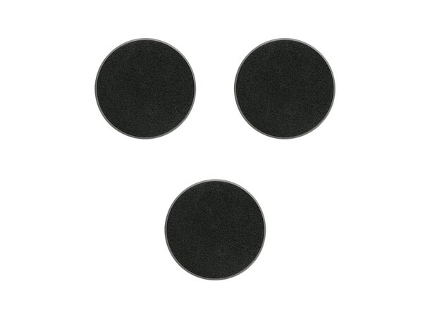 Plastbaser Svart Rund - 60mm (3 st) Citadel 