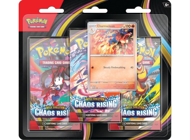 Pokemon Chaos Rising 3-Pack Blister Charmeleon 