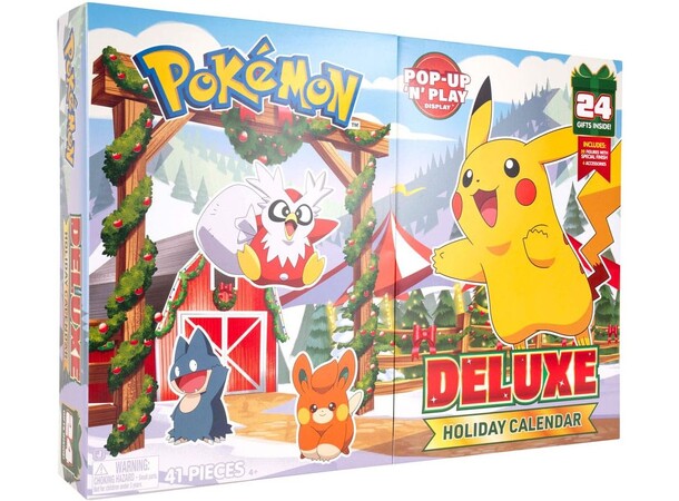Pokemon Deluxe Julekalender Pop-Up N Play - Adventskalender 