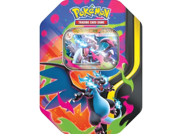 Pokemon Tin Box Mega Charizard X ex 
