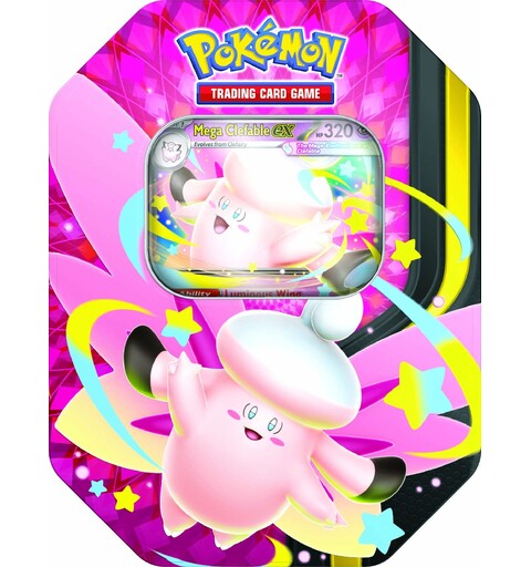 Pokemon Tin Box Mega Clefable ex Mega Moonlit