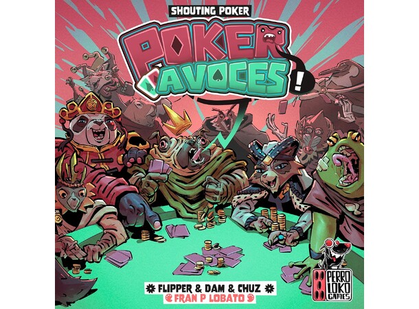 Poker a Voces Shouting Poker Brettspill 