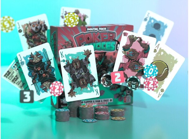 Poker a Voces Shouting Poker Brettspill 