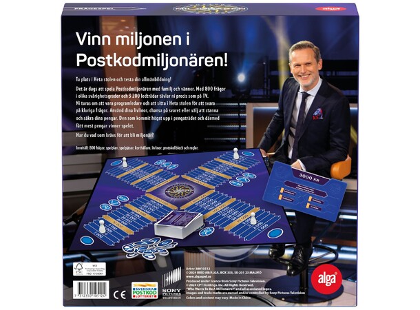 Postkodmiljonären - SVENSK 