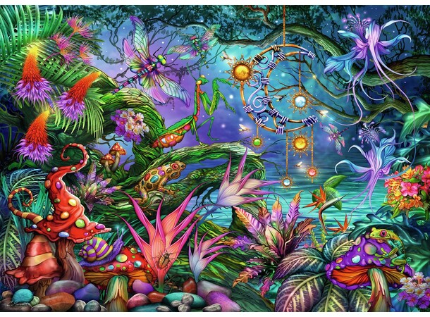 Rainbow Reverie 1000 bitar Pussel Ravensburger Puzzle 