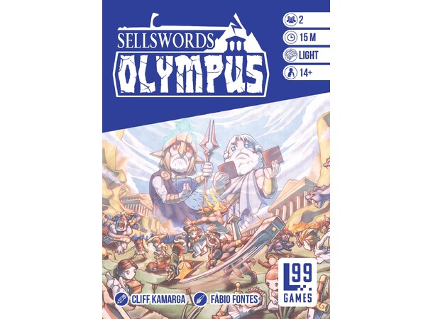Sellswords Olympus Kortspill Second Edition 