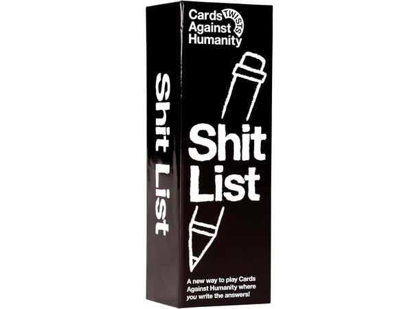 Shit List Partyspill Cards Against Humanity Twists 