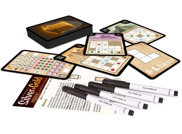 Silver & Gold Pyramids Brettspill 