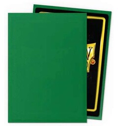 Sleeves Matte Emerald x100 66x91 Dragon Shield