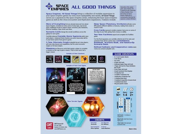 Space Empires All Good Things Expansion Utvidelse til Space Empires 