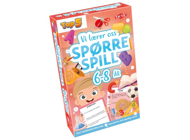 Spørrespill 6-8 år Lærespill Vi lærer oss - Norsk utgave 