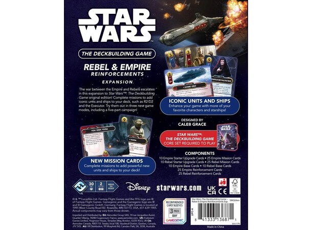 Star Wars Deckbuilding Game Rebel/Empire Rebel & Empire Reinforcements Expansion 