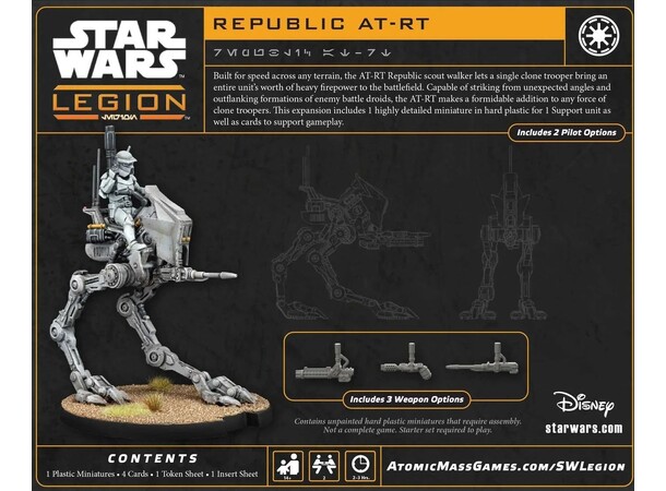Star Wars Legion Republic AT-RT 
