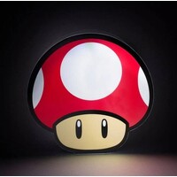 Super Mario Super Mushroom 2D Lampa 