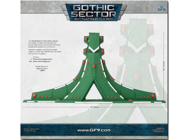 Terreng Eldar Headquarters Battlefield in a Box - Gothic Sector 