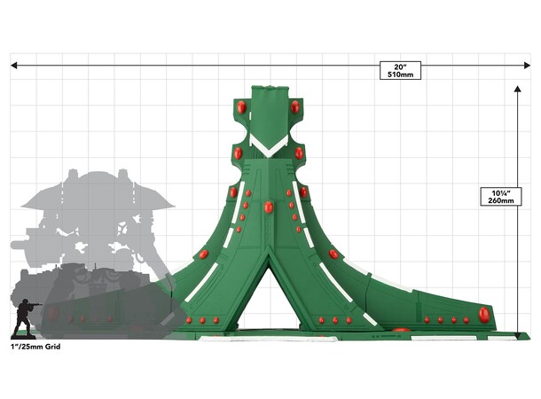 Terreng Eldar Headquarters Battlefield in a Box - Gothic Sector 