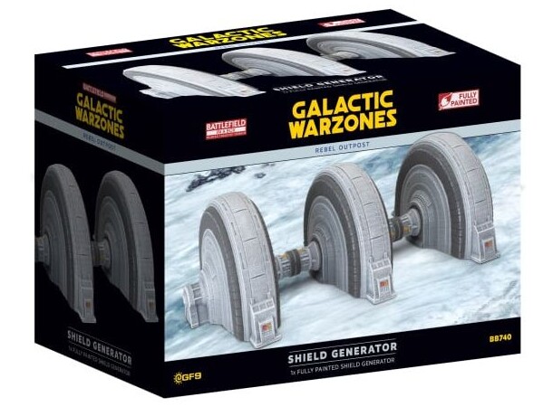 Terreng Rebel Outpost Shield Generator Battlefield in a Box - Galactic Warzones 