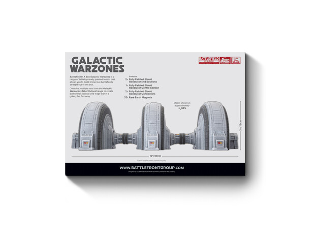 Terreng Rebel Outpost Shield Generator Battlefield in a Box - Galactic Warzones 